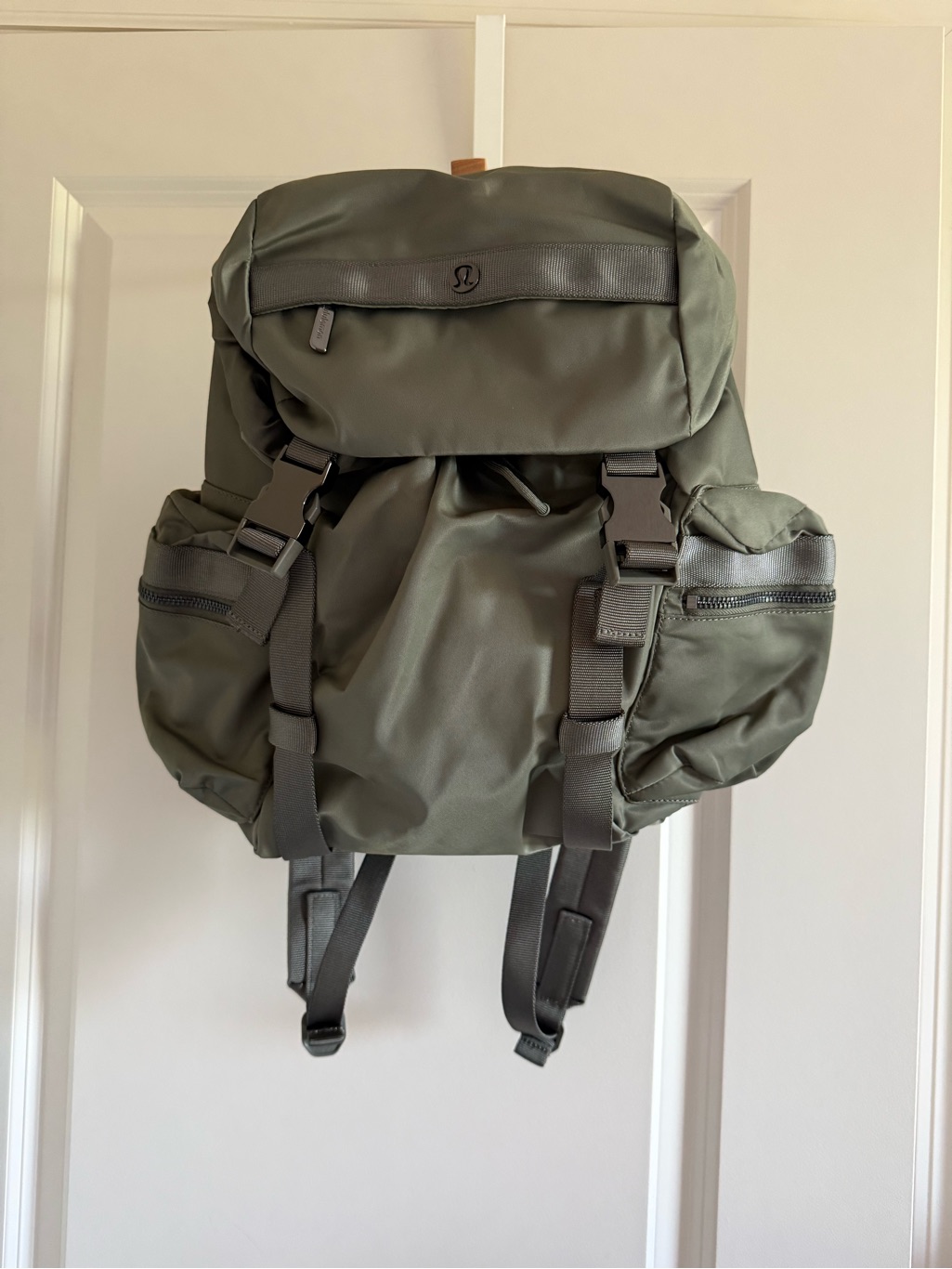 Lululemon Wunderlust Backpack Mini 14l Army Green Gunmetal Nwt